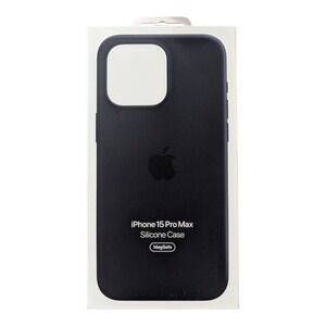 Nn7-N Apple Silicone Case with‎ MagSafe for iPhone 15 Pro Max - Black